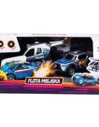 Teamsterz Set vehicule de politie cu lumini si sunete