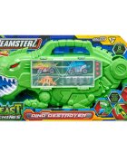 Teamsterz Transportator in forma de dinozaur cu vehicule si figurine Dino Destroyer
