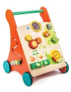Tender Leaf Toys Antemergator cu activitati in gradina din lemn premium 10 activitati