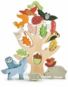 Tender Leaf Toys Asezarea din padure din lemn preminum 19 piese