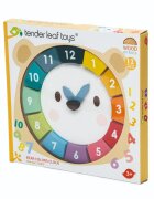 Tender Leaf Toys Ceasul Ursul colorat din lemn 12 piese
