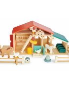 Tender Leaf Toys Ferma cu gard din lemn