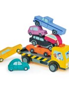 Tender Leaf Toys Masinute suprapuse din lemn premium