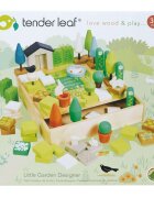 Tender Leaf Toys Mica gradina din lemn premium 67 piese