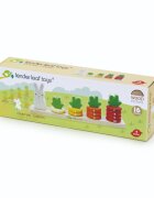 Tender Leaf Toys Numaratoarea morcovilor din lemn 16 piese