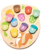 Tender Leaf Toys Puzzle educativ din lemn Numaram ghinde