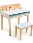 Tender Leaf Toys Set birou si scaun din lemn premium