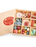 Tender Leaf Toys Set Colectia de comori forestiere din lemn My Forest Floor 50 piese