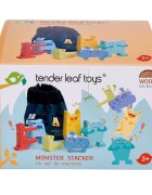 Tender Leaf Toys Set monstruleti din lemn premium 7 piese