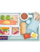 Tender Leaf Toys Tava cu meniu de avion din lemn premium