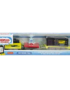 Thomas and Friends Locomotiva motorizata cu 2 vagoane Deliver the Win Diesel HDY74