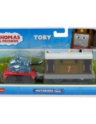 Thomas and Friends Locomotiva motorizata cu vagon Toby HTN30