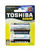 Toshiba Set 2 baterii alcaline R14