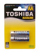 Toshiba Set 2 baterii alcaline R6 Blu Line AA