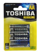 Toshiba Set 4 baterii alcaline R6 Blu Line AA