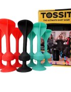 Tossit Joc de darts cu ventuze 7 buc Rosu-Turcoaz