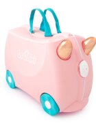 Trunki Valiza pentru copii Ride-On Flossi Flamingo Roz 46 cm