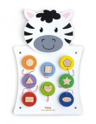 Viga Jucarie de perete Zebra Potriveste formele