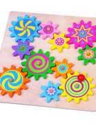 Viga Puzzle cu roti dintate