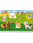 Viga Puzzle cu sunete Animale