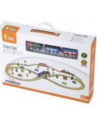 Viga Set de trenulete din 49 de piese