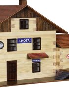 Walachia Set de constructie arhitectura Gara 213 piese din lemn