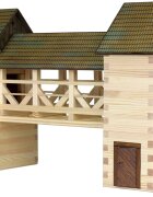 Walachia Set de constructie arhitectura Pod 259 piese din lemn