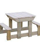 Wendi Toys Masa de picnic senzoriala cu bancute loc pentru nisip si apa