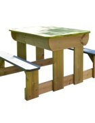 Wendi Toys Masa de picnic senzoriala Deluxe cu bancute loc pentru nisip si apa