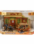 Wild West Hero Set de joaca Cowboy cu trasura si 4 figurine