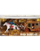 Wild West Hero Set de joaca Cowboy cu trasura si cai