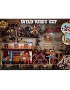 Wild West Hero Set figurine Cowboy si Indieni Albastru