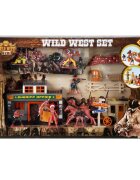 Wild West Hero Set figurine Cowboy si Indieni Sheriff Office