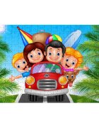 Witty Puzzlezz Puzzle 100 piese Vacanta in familie