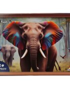 Witty Puzzlezz Puzzle Elefant cu urechi colorate 250 piese