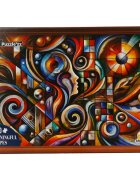 Witty Puzzlezz Puzzle Meaningful Shapes Arta moderna 250 piese