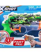 X-Shot Pistol cu apa cu incarcare rapida Nano Jungle Camo