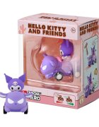 Yume Figurina cu vehicul Hello Kitty and Friends Zoom Hero S1 Kuromi