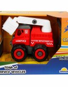 Zapp Toys Camion pompieri cu elevator si surubelnita 16 cm