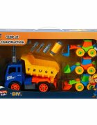 Zapp Toys Set 4 vehicule de constructie si accesorii Basculanta