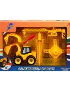 Zapp Toys Set vehicul de constructie si accesorii Excavator