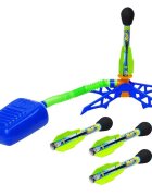 Zing Set lansator cu 3 rachete Zoom Rocketz