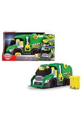 Dickie Camion de gunoi cu brat incarcare motorizat sunete si luminite - BKid.ro