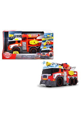 Dickie Camion de pompieri cu sirena luminite si scara extensibila - BKid.ro