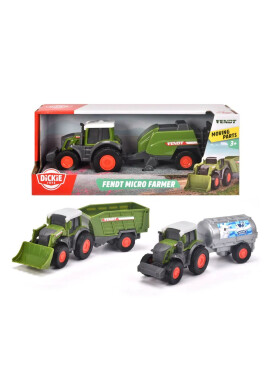 Dickie Mini tractor cu remorca Dicky Fendt Fermier - BKid.ro