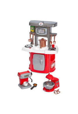 Ecoiffier Bucatarie cu mixer si aparat de cafea Superpack - BKid.ro