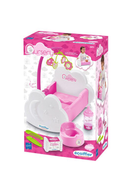 Ecoiffier Jucarie patut balansoar pentru papusi cu carusel - BKid.ro