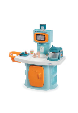 Ecoiffier Set Bucatarie pentru Cresa de Papusi cu accesorii 61.5 x 30 x 61 cm - BKid.ro