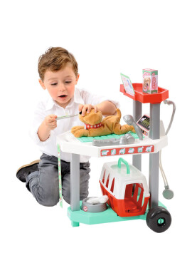 Ecoiffier Set de joaca Clinica veterinara 36x32x51 cm - BKid.ro