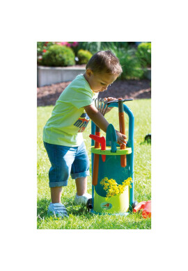 Ecoiffier Troler cu unelte de gradina 27 x 18 x 57 cm - BKid.ro